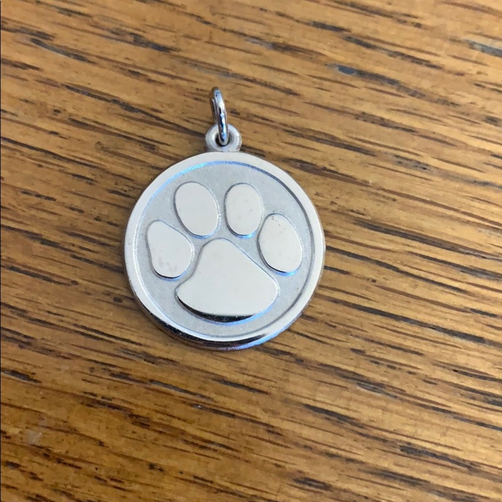 Sterling Tiger Paw Charm